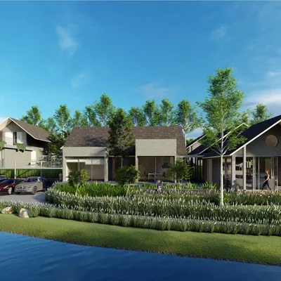 Clubhouse dan fasilitas olahraga Raffles Residence